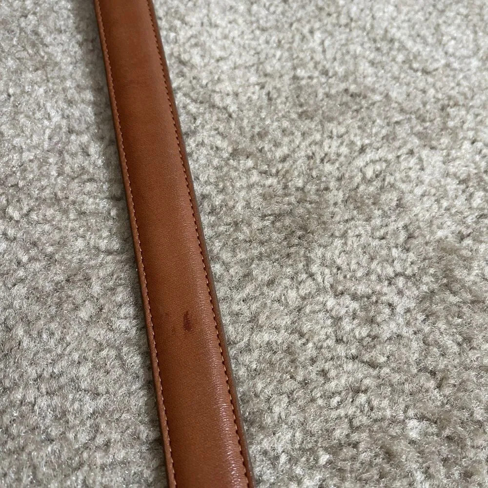 Vtg Coach Classic Leather Belt British Tan 32 in USA Classic Business 90s Work